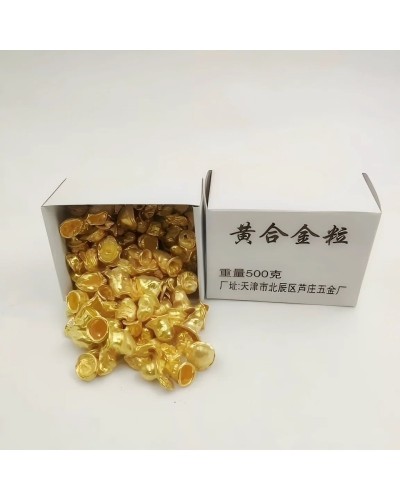 500g Yellow Alloy Particle Dental Material Tech Consumables - Dental Professional Grade Dental Technician Supplies Box Set