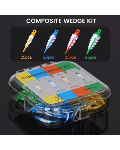 1box Dental Interdental Wedges Sealing Composite Wedges Teeth Gap Wedge Matrix Autoclaved Dentist Supply