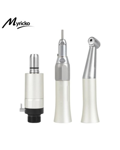 FX Dental Low Speed Handpiece External Push Button Single Water Spray Contra Angle 2/4 Holes Air Motor Dental Equipment Supplies
