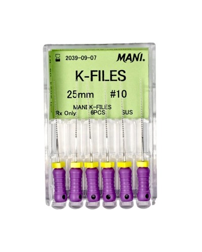 K files, hand files, root canal files, therapeutic expansion files, dental supplies，Root canal preparation tool