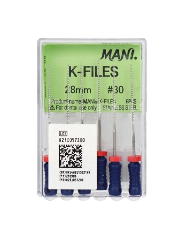 K files, hand files, root canal files, therapeutic expansion files, dental supplies，Root canal preparation tool