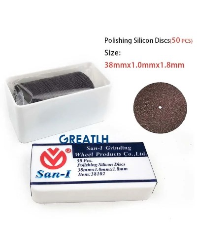5 Sizes Dental Polishing Wheels Grinding Silicon Discs Kit Separating Wheel Thin/thick Dental Lab Material Dental Supplies