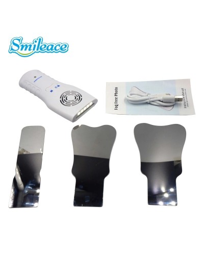 Dental Automatic Antifog Mirror for Oral Photography Reflector Defog Mirror Orthodontic Buccal Occlusal Lingual Dentist Supplies