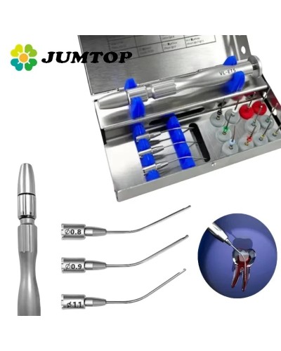 JUMTOP Dental Broken File Removal Instrument Set Endodontic File Removal System Root Canal File Extractor