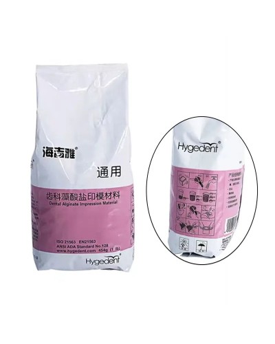 454g/Bag Dental Supplies Impression Alginate Powder Denture Sample Materials Denture Gypsum Model Dental Mold Equipment Dentist