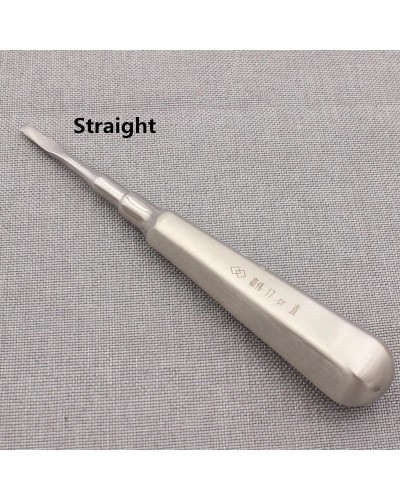 1Pcs Dental Luxating Lift Elevator Stright Curved 45°/90° Root Tooth Extraction Broken Crown Tools Dentist Surgical Supply