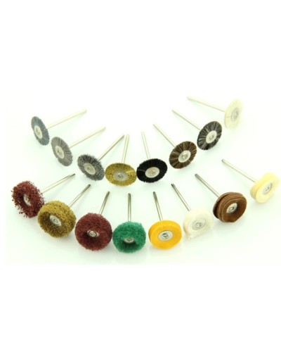 01S22 5pcs/pack Dental Polishing Cashmere Brush For Low Speed Handpiece Grinding Jade/Ceramic/Metal/Jewelry Dentist Supply