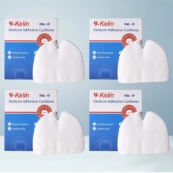 Y-Kelin Denture Adhesive Cushion Upper 120 Pads 4 Pack