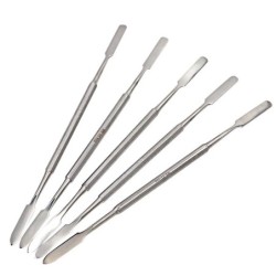 5pcs Dental Powder Mixing Knife Cement Spatulas Stainless Steel Double Ends Mixing Stick Dentist Instrument Tools Stirring Rod