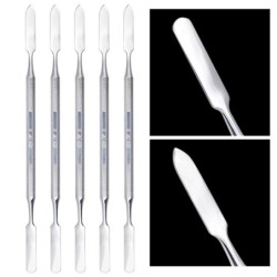 5pcs Dental Powder Mixing Knife Cement Spatulas Stainless Steel Double Ends Mixing Stick Dentist Instrument Tools Stirring Rod