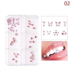 1set Dental Crystal Fashion Teeth Gems Beauty Diamond Tooth Jewelry Ornaments Tooth Gems Teeth Jewelry Gem Decoration