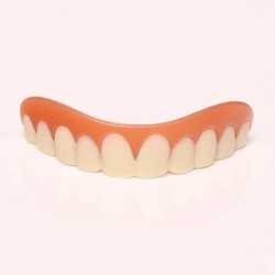 False Teeth Silicone Upper Lower Veneers Teeth Braces Dentures Paste Dentures Temporary Fake Tooth Fake Teeth Whitening Tool