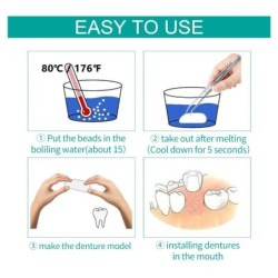 High Quality Teeth And Gap Falseteeth Solid Glue Resin Denture Adhesive Dentist FalseTeeth Solid Glue Temporary Tooth Repair Set