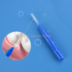200Pcs/box Interdental Brushe Dental Health Care Tooth Floss Toothbrush Oral Hygiene Cleaner Toothpicks Cleaning Tool