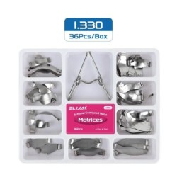 Dental Sectional Contoured Metal Matrices Matrix with Springclip No.1.