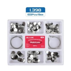 Dental Sectional Contoured Metal Matrices Matrix with Springclip No.1.