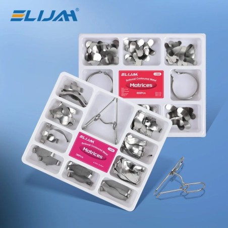 Dental Sectional Contoured Metal Matrices Matrix with Springclip No.1.