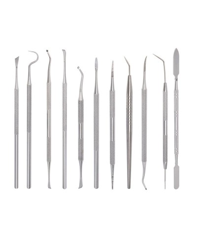 1Pcs Dental Hygiene Tool Calculus Cleaner Tartar Scraper Scaler Plaque Remover Tweezers Probe Dentist Oral Mirror Care Tools
