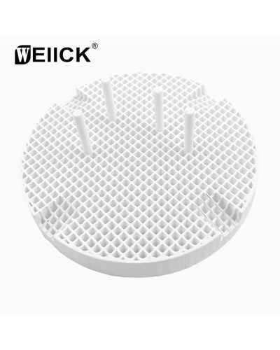 WellCK Dental Honeycomb Round Firing Trays with 20 Pins for Sintering Pan Rack Circle Plate holder Dental Technician Supplies