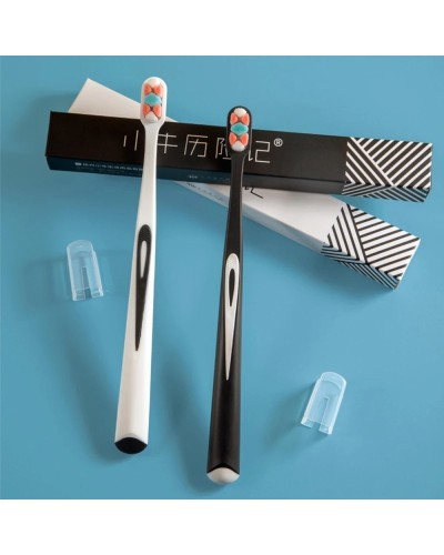 Y-kelin New Oral Hygiene Care Ultra-fine Soft Hair Eco Friendly Portable Travel Tooth Brush Fiber Nano with Box & Dropshipping